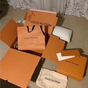 Louis Vuitton Orange Packaging Set